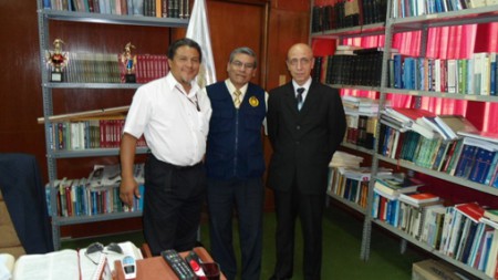 El Presidente Dircondep Loreto, El Dr. Gallo, Presidente de la Junta de Fiscales y el Representante Internacional, Ramon Palao, España